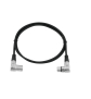 OMNITRONIC XLR Kabel 3pol 1,5m 90° sw
