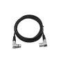 OMNITRONIC XLR Kabel 3pol 3m 90° sw