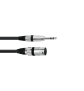 OMNITRONIC Adapterkabel XLR(M)/Klinke stereo 0,2m sw