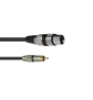 OMNITRONIC Adapterkabel XLR(F)/Cinch(M) 0,2m sw