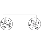 OMNITRONIC Lautsprecherkabel Speaker 2x1,5 5m sw