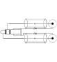 OMNITRONIC Adapterkabel 3,5 Klinke 90°/2xCinch 3m sw