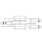 OMNITRONIC Adapterkabel 3,5 Klinke/2xKlinke 6m sw