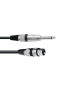 OMNITRONIC Adapterkabel XLR(F)/Klinke mono 0,9m sw