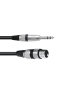 OMNITRONIC Adapterkabel XLR(F)/Klinke stereo 0,9m sw