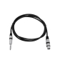 OMNITRONIC Adapterkabel XLR(F)/Klinke stereo 2m sw