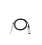OMNITRONIC Adapterkabel XLR(M)/Klinke mono 0,9m sw