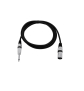 OMNITRONIC Adapterkabel XLR(M)/Klinke mono 2m sw