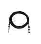 OMNITRONIC Adapterkabel XLR(M)/Klinke mono 5m sw