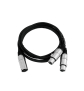 OMNITRONIC Adapterkabel XLR(M)/2xXLR(F) 0,5m sw