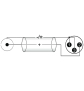 OMNITRONIC Adapterkabel 2xXLR(M)/2xCinch 1,0m sw