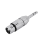 NEUTRIK Adapter XLR(F)/Klinke(M) stereo NA3FP