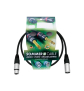 SOMMER CABLE XLR Kabel 3pol 0,5m sw Neutrik