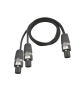 SOMMER CABLE Adapterkabel Speakon/2xSpeakon 1m sw