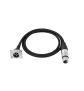 PSSO Patch Kabel XLR(F)/XLR(M) EB 1m sw