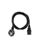 OMNITRONIC Kaltgeräte Netzkabel 3x1,0 5m sw