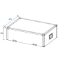 ROADINGER Flightcase 2x PAS-215