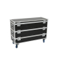 ROADINGER Flightcase 12x LED-Leiste mit Rollen