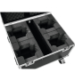 ROADINGER Flightcase 4x LED TMH-X1 Moving-Head Beam mit Rollen