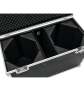 ROADINGER Flightcase 2x LED THA-100F/THA-120PC