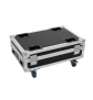 ROADINGER Flightcase 4x AKKU BAR-6 Glow QCL Flex QuickDMX mit Ladefunktion