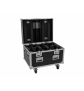 ROADINGER Flightcase 4x LED TMH-X4 mit Rollen
