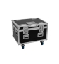 ROADINGER Flightcase 4x LED TMH-X4 mit Rollen