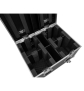 ROADINGER Flightcase 4x LED TMH-X4 mit Rollen