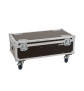 ROADINGER Flightcase 4x Audience Blinder 2x100W mit Rollen