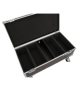 ROADINGER Flightcase 4x Audience Blinder 2x100W mit Rollen