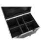 ROADINGER Flightcase 4x LED TMH-13/17/S30/W36 mit Rollen