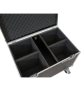 ROADINGER Flightcase 4x LED Theatre COB 200 Serie, mit Rollen
