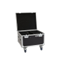 ROADINGER Flightcase 4x LED IP PAR 7x8W QCL/7x9W SCL mit Rollen