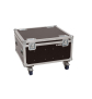 ROADINGER Flightcase 4x LED PLL-480 mit Rollen