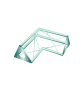 DECOTRUSS SAC-21 Ecke 2-Weg 90° silber