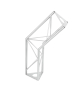 DECOTRUSS SAC-23 Ecke 2-Weg 135° silber