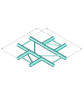 ALUTRUSS BILOCK BQ2-PAC41H 4-Weg Kreuz