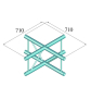 ALUTRUSS BILOCK BQ2-PAC41V 4-Weg Kreuz