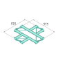 ALUTRUSS BISYSTEM PH-41 4-Weg Kreuz horizontal
