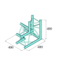 ALUTRUSS DECOLOCK DQ3-PAL33 3-Weg Ecke 90°