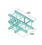ALUTRUSS DECOLOCK DQ4-PAT35 3-Weg T-Stück 90°