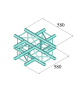 ALUTRUSS DECOLOCK DQ4-PAC41 4-Weg Kreuz