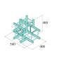 ALUTRUSS DECOLOCK DQ4-PAT42 4-Weg T-Stück