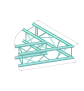 ALUTRUSS DECOLOCK DQ4-SPAC20 2-Weg Ecke 60° sw