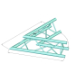 ALUTRUSS DECOLOCK DQ3-SPAC20 2-Weg Ecke 60° sw