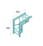 ALUTRUSS DECOLOCK DQ3-SPAC25 2-Weg Ecke 90° sw