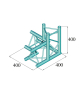 ALUTRUSS DECOLOCK DQ3-SPAL34 3-Weg Ecke 90° sw