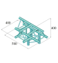 ALUTRUSS DECOLOCK DQ3-SPAT43 4-Weg T-Stück /\ sw