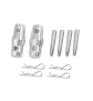 ALUTRUSS BILOCK E-GL22 Satz Verb.konus/Zapfen/Spl.