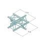 ALUTRUSS TRILOCK 6082AC-41 SU 4-Weg-Kreuzstück